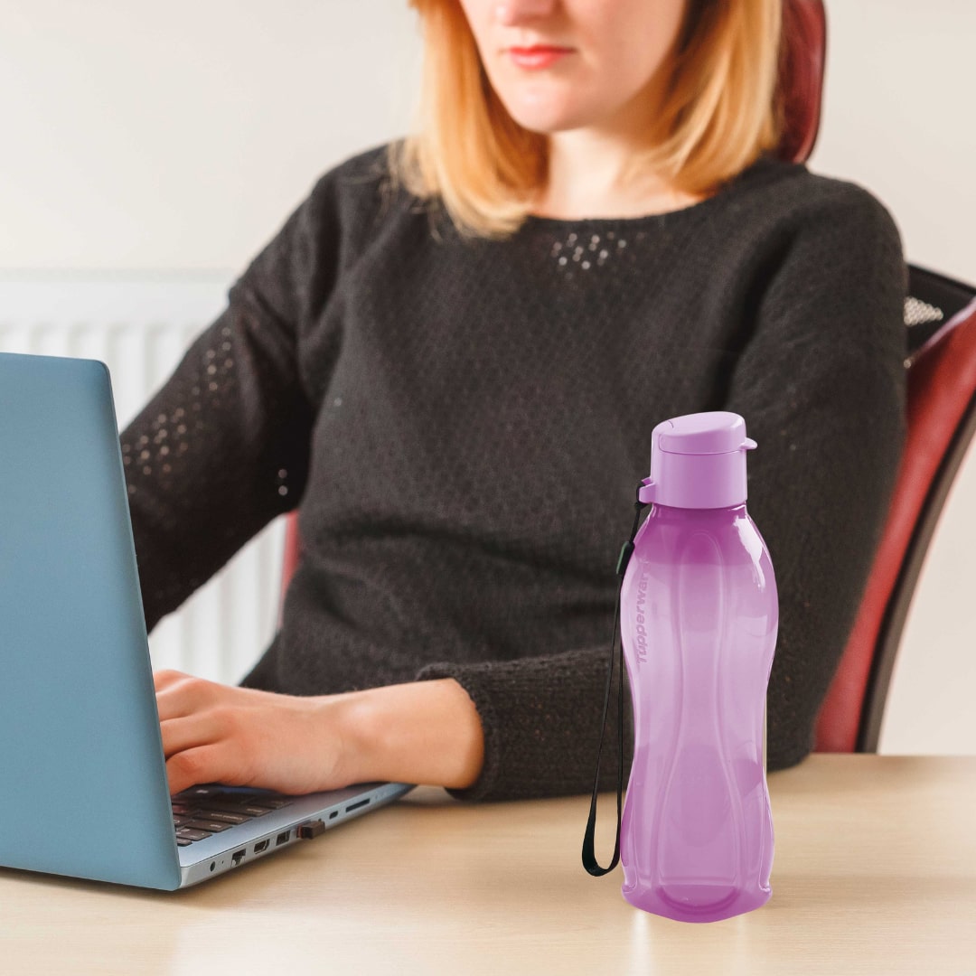 Botella De Agua 500 Ml Tupperware4#Morada