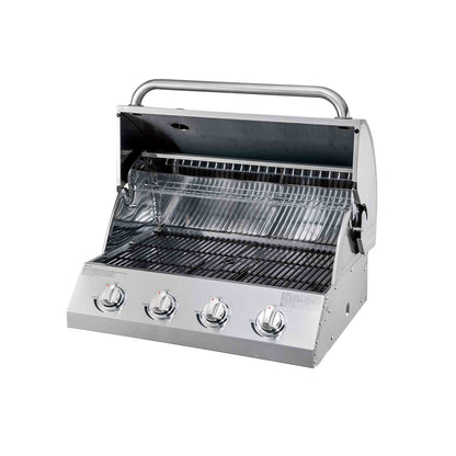 Parrilla Gas Empotrada 4 Quemadores KG-P71122-N Kinggrill2#Plata