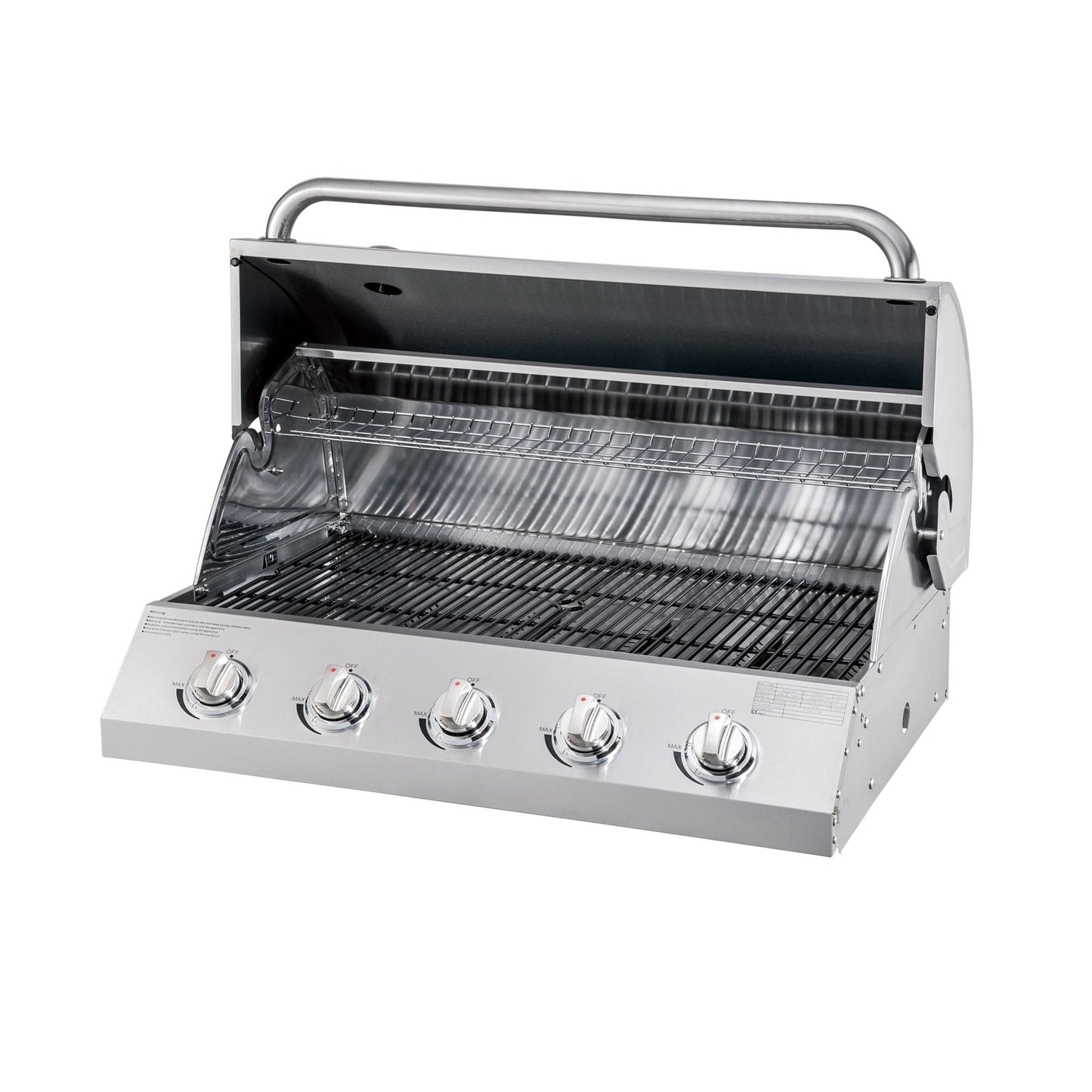 Parrilla Gas Empotrada 5 Quemadores KG-P71123-N Kinggrill1#Acero