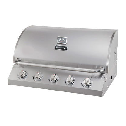 Parrilla Gas Empotrada 5 Quemadores KG-P71123-N Kinggrill2#Acero