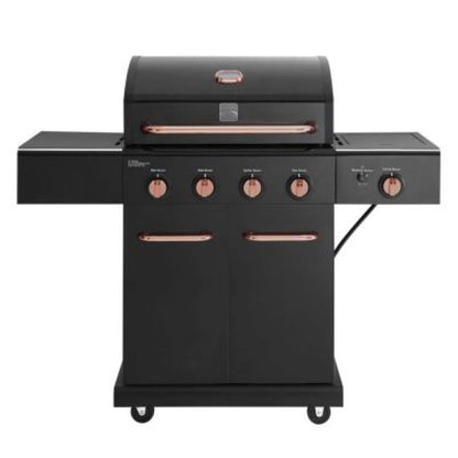 Parrilla A Gas 4 Quemadores + Sellador Lateral Kenmore1#Negro