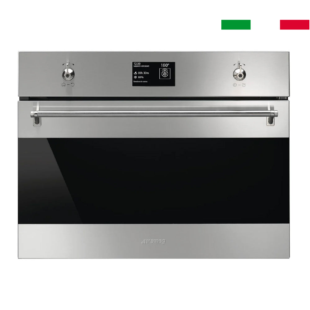 Horno Empotrado Classica Vapor 45 SF4390VCX1 41 Lts Smeg