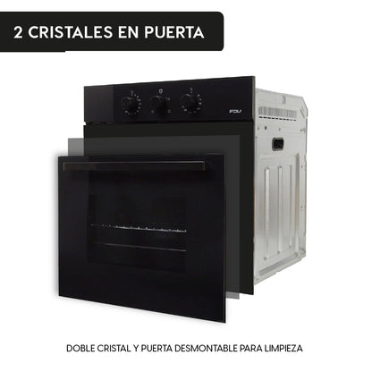 Horno Empotrado Design Black 57 Lts FDV