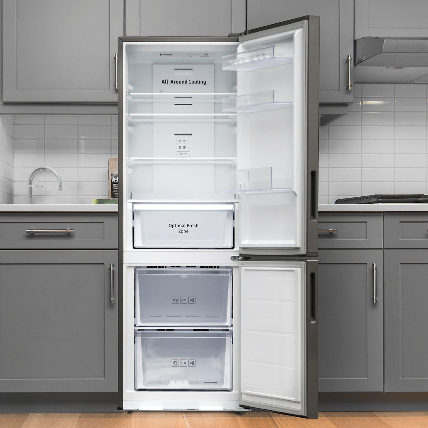 Refrigerador Bottom Freezer RB30N4020S8/ZS 290 Lts Samsung