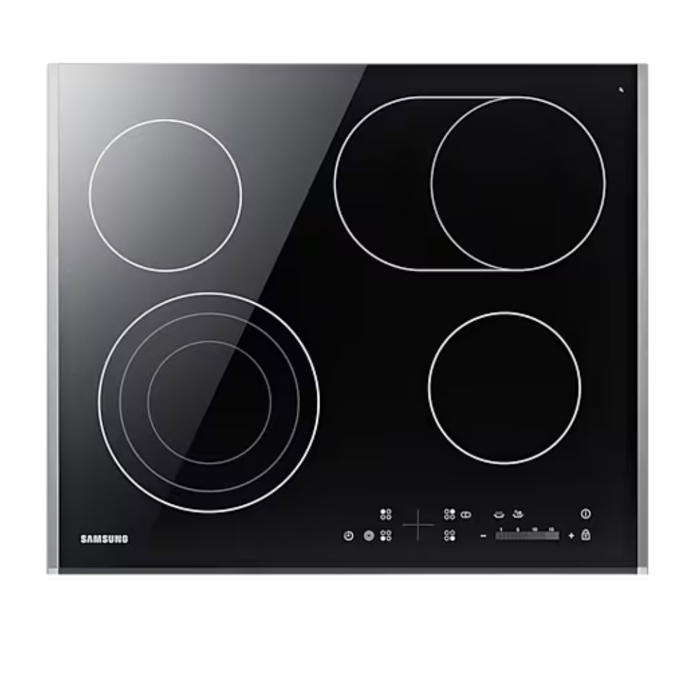 Encimera Vitrocerámica De 4 platos Con Control de Temperatura Intuitivo Samsung1#Negro