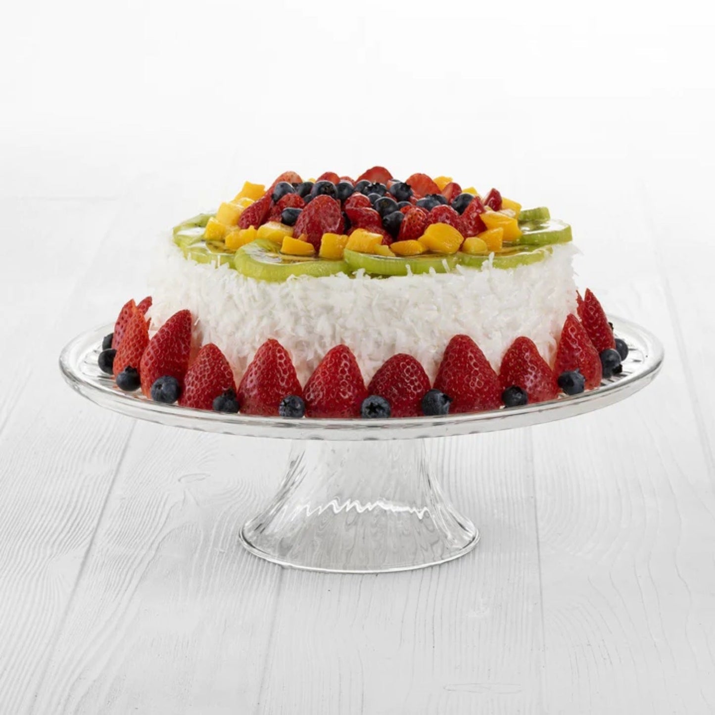 Plato Torta De Vidrio con Pie 31 cm1#Sin Color