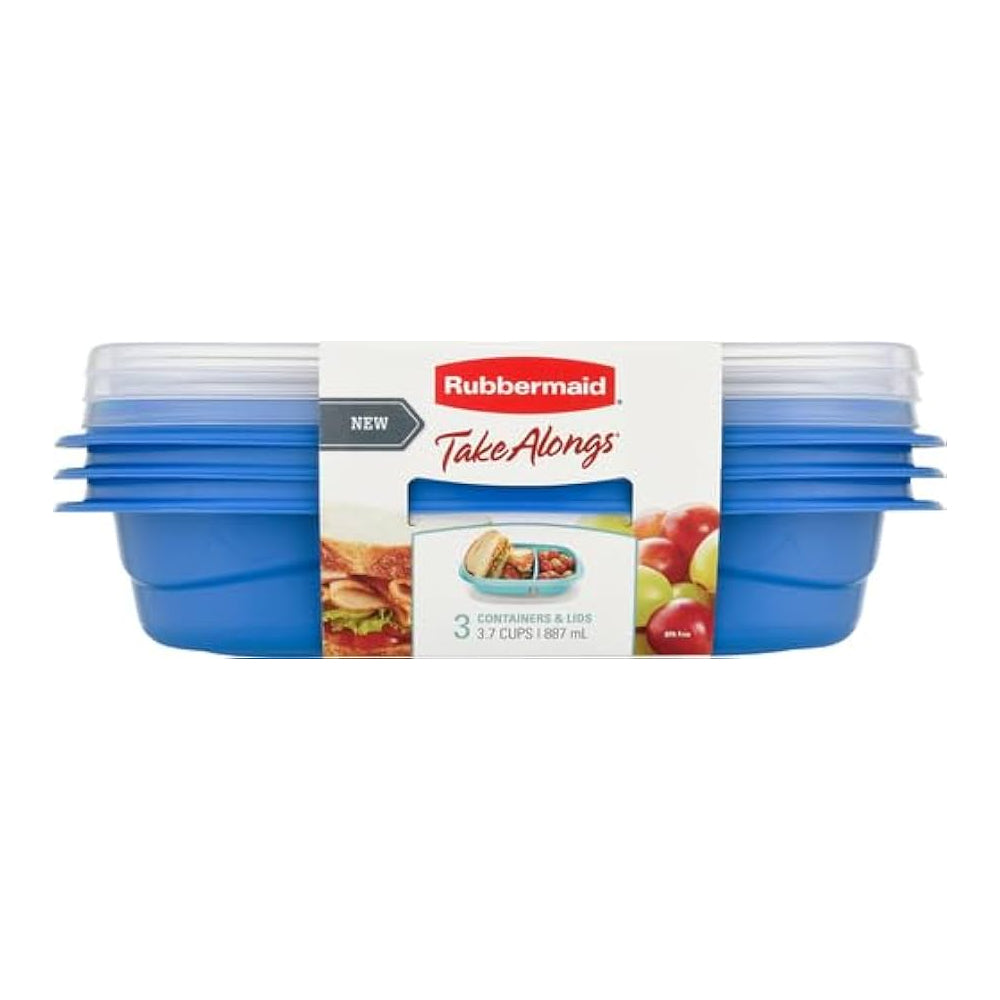 Set De 12 Contenedores Herméticos Snack to Go 887 Ml Rubbermaid2#Multicolor