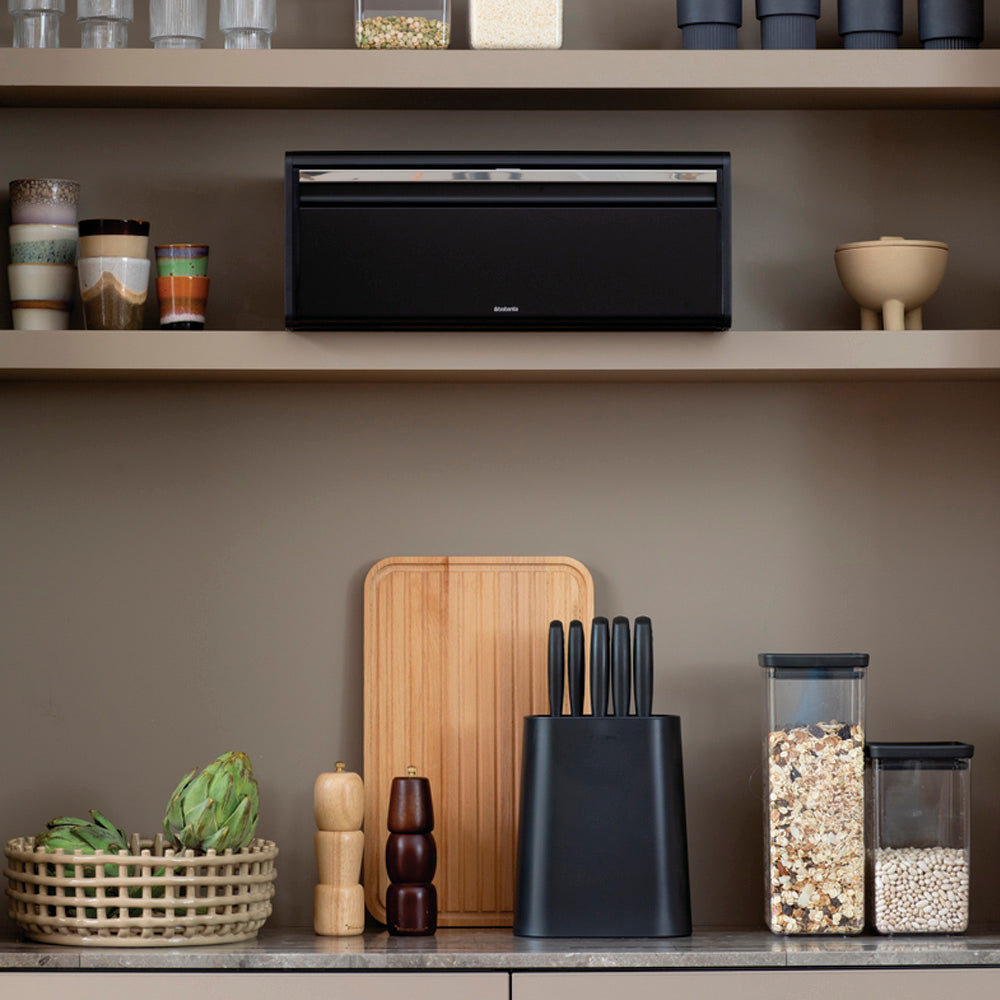 Panera De Tapa Abatible Brabantia3#Negro