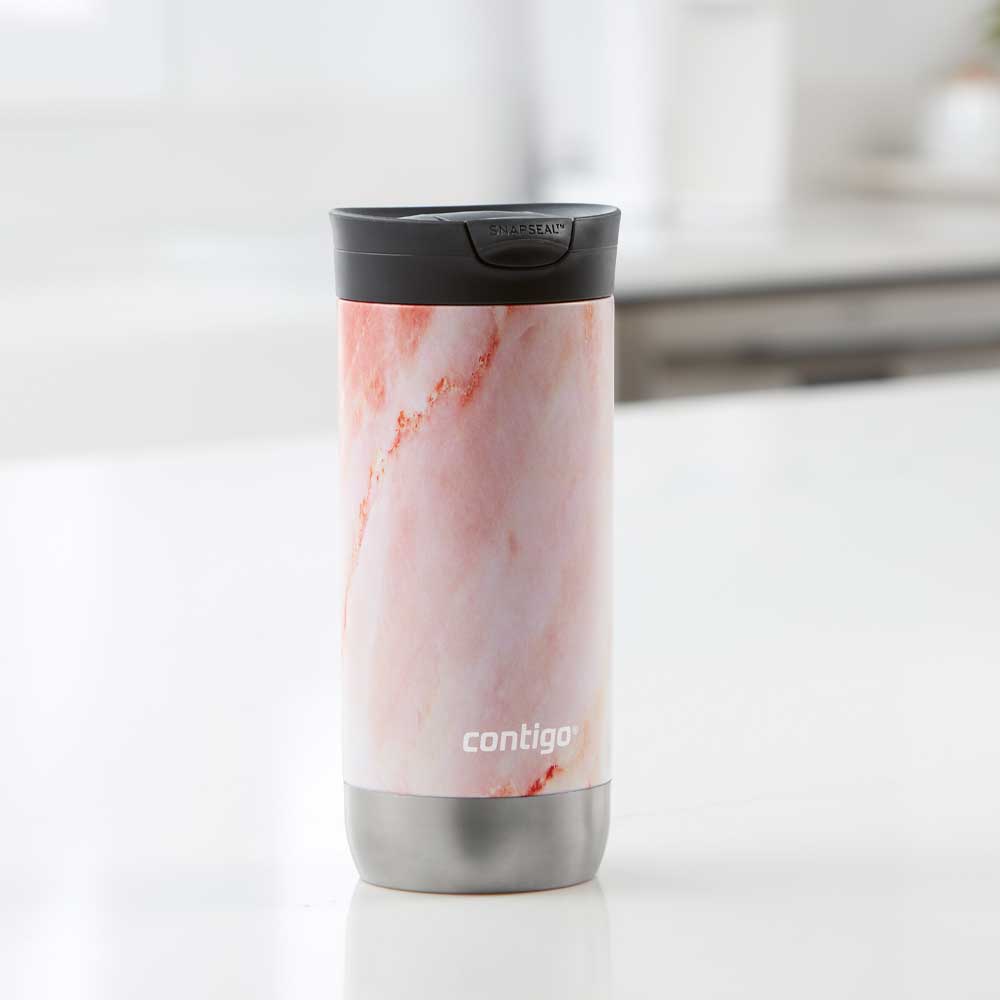 Mug Huron Couture Rose Quartz Vaso Térmico 473 Ml3#Rosado