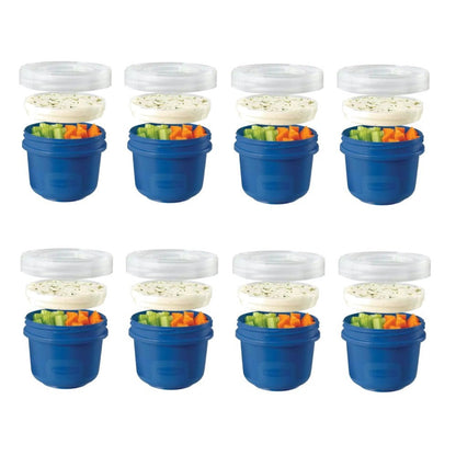 Set 8 Contenedores Herméticos 496 Ml Rubbermaid3#Azul