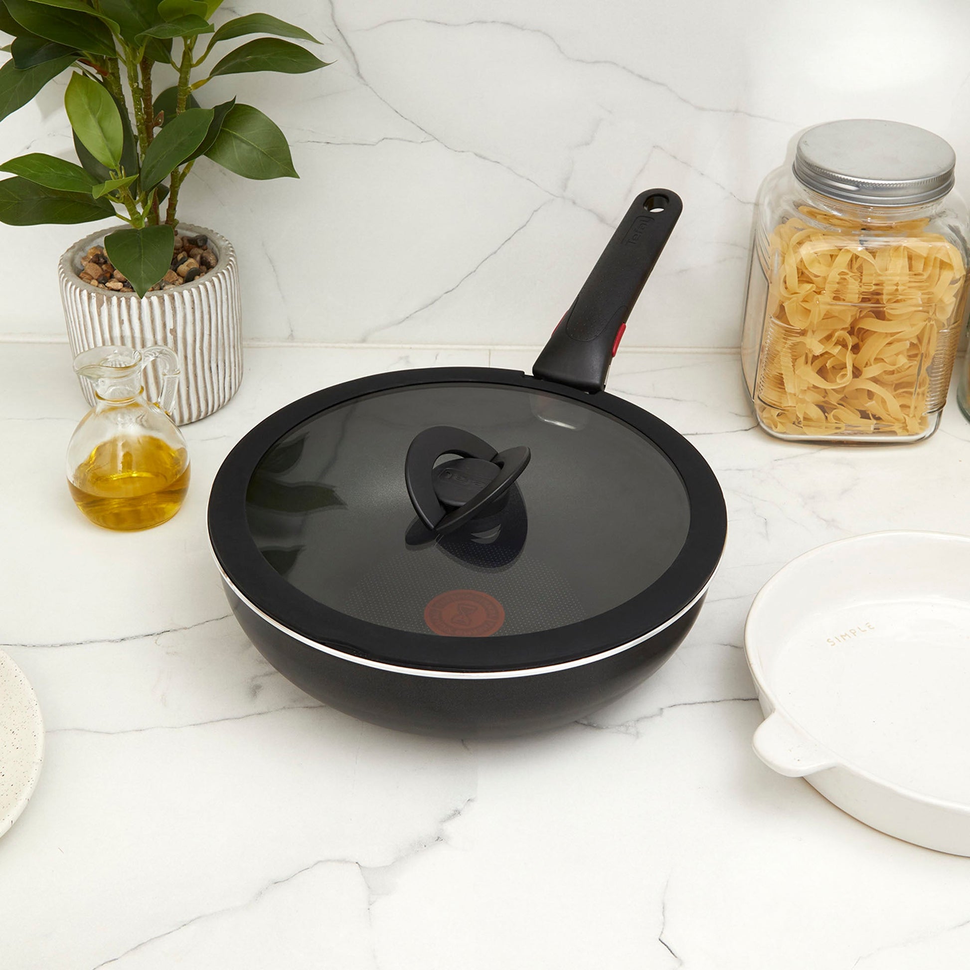 Batería De Cocina Ingenio 12 Pzs + 2 Mangos Extraíbles Tefal2#Negro