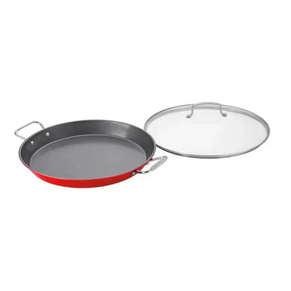 Paellera de 38 cm con Tapa ASP-38CR de Cuisinart3#Rojo