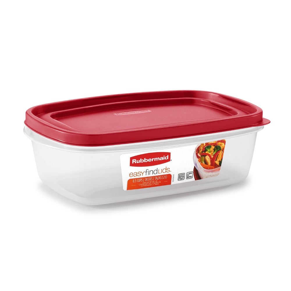 Set De 4 Contenedores Herméticos Easy Find Lids 2 Lts Rubbermaid1#Sin color