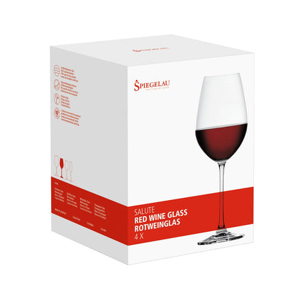 Set 4 Copas Vino Tinto Salute Red Wine4#Sin color