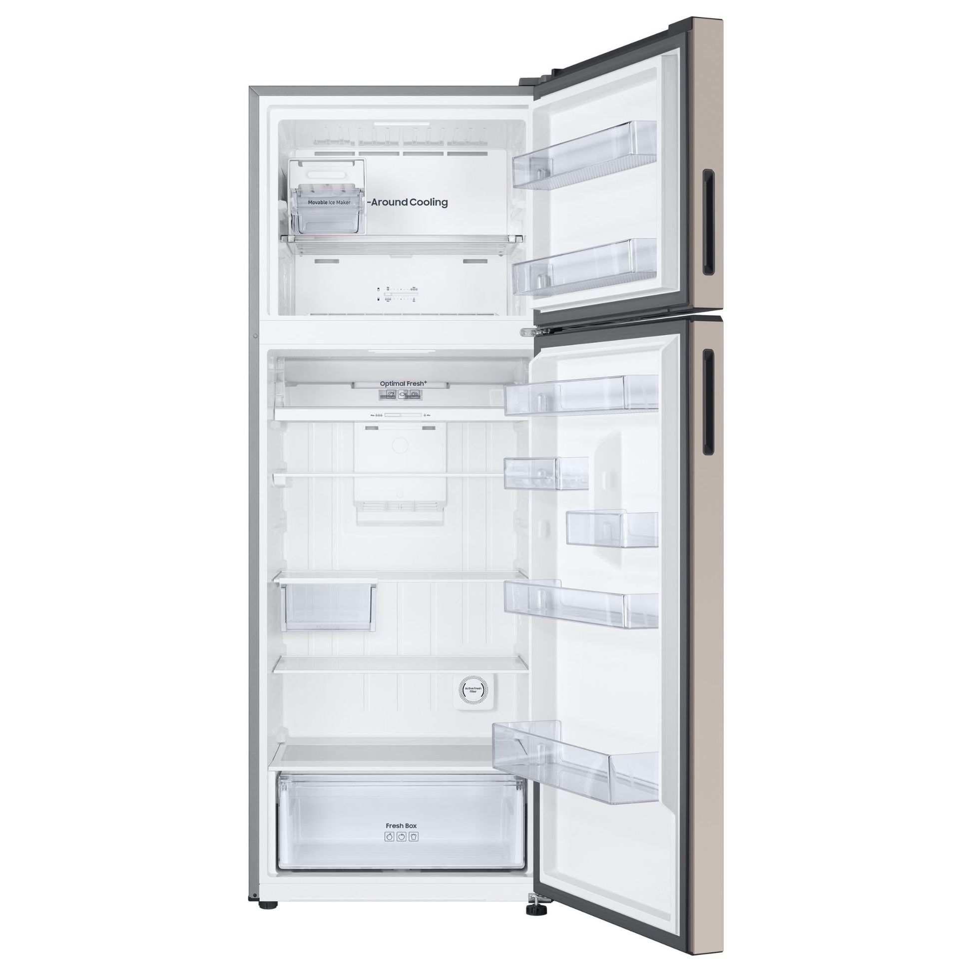 Refrigerador Bespoke Top Mount Freezer 518 Lt No Frost RT53DB6650ETZS Samsung8#Beige