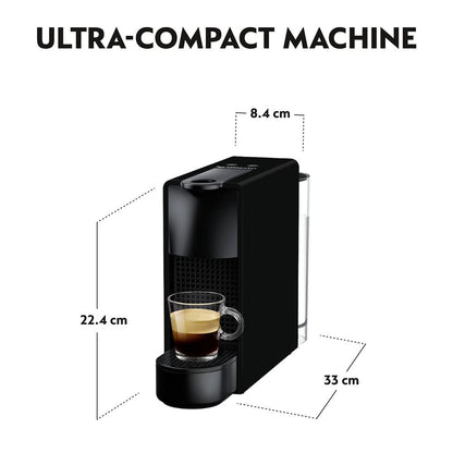 Cafetera Essenza Mini Con Espumador Aeroccino 3 Nespresso5#Negro