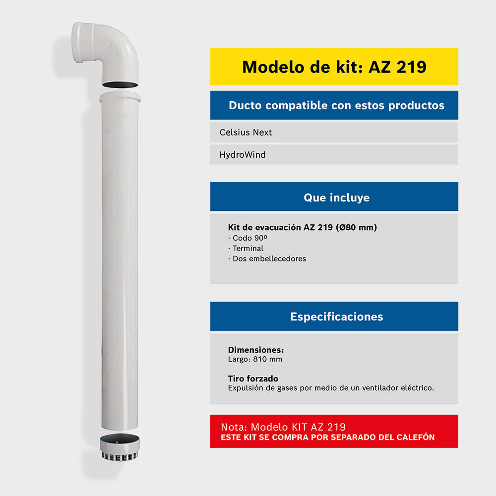 Kit De Extracción AZ 219 Junkers4#Blanco