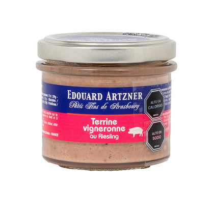 Paté de Alsacia al Riesling 100 gr Edouard Artzner