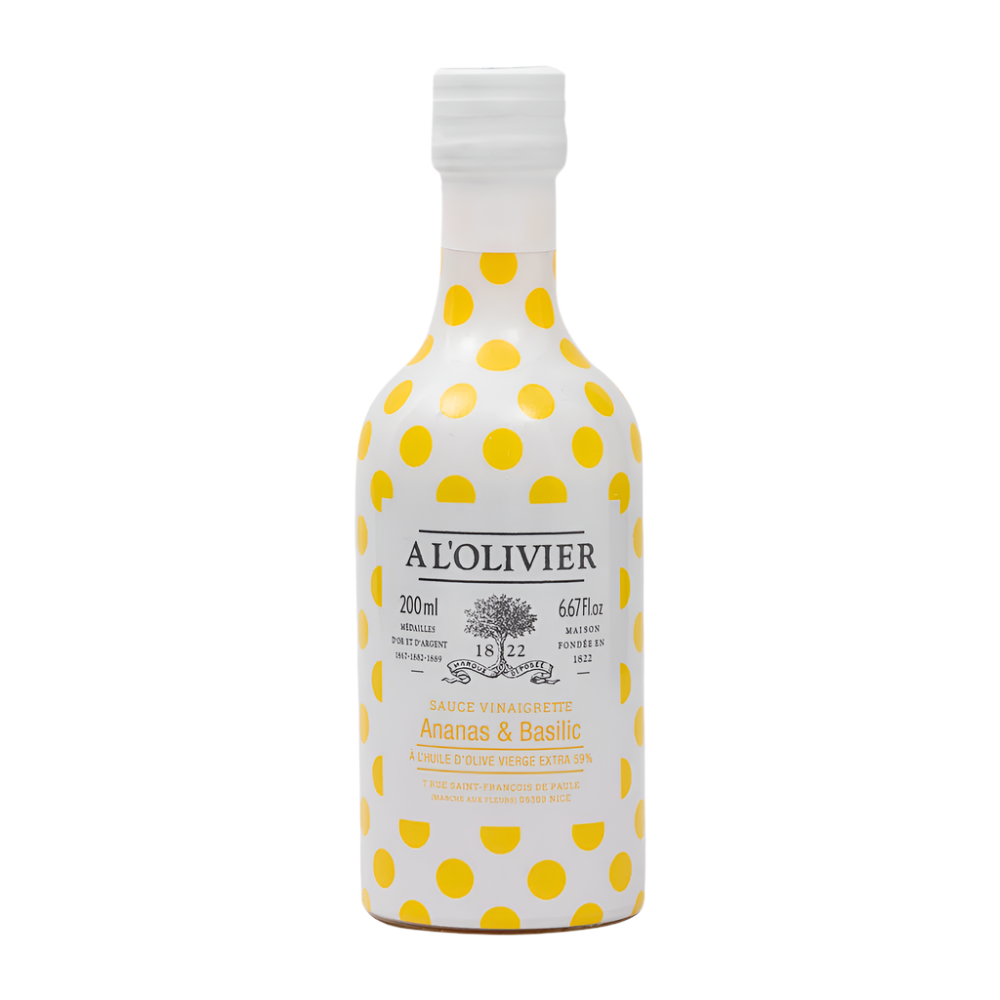 Vinagreta de Piña y Albahaca 200 ml Al 'Olivier