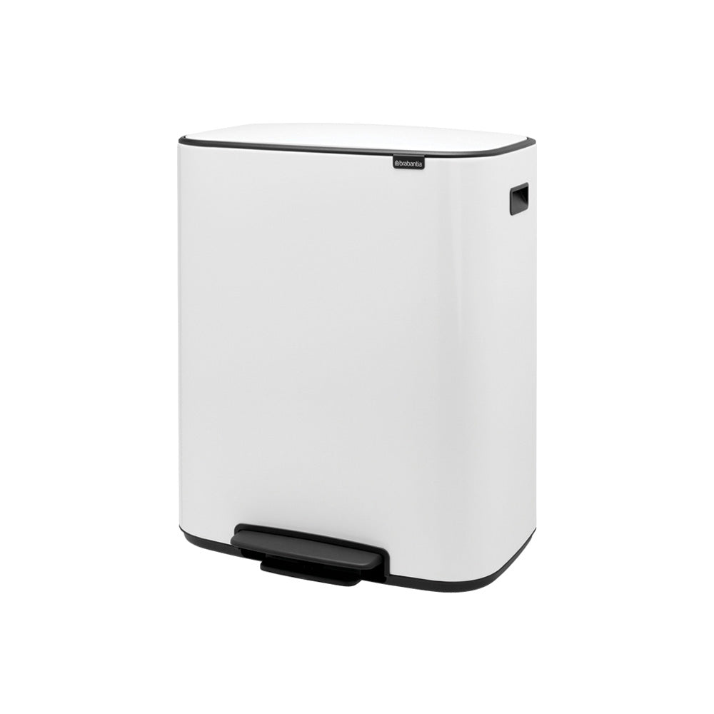 Basurero Pedal Bo 2 x 30 Lts Brabantia6#Blanco