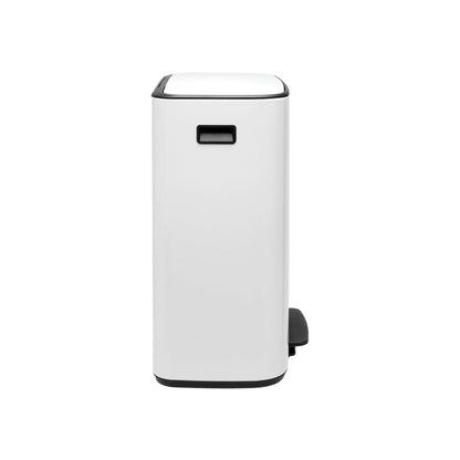 Basurero Pedal Bo 2 x 30 Lts Brabantia7#Blanco