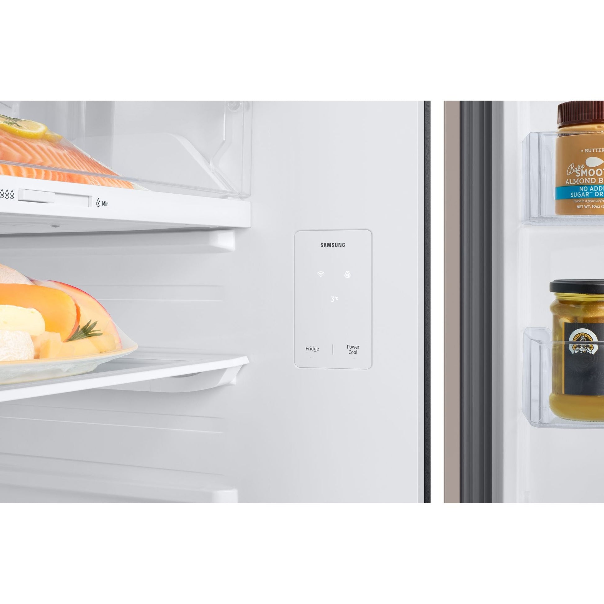 Refrigerador Bespoke Top Mount Freezer 518 Lt No Frost RT53DB6650ETZS Samsung7#Beige