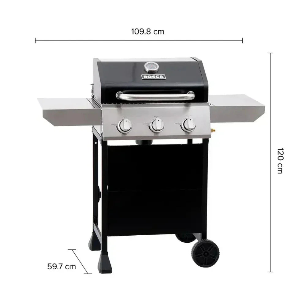 Parrilla Neo Grill 3Q Bosca6#Negro