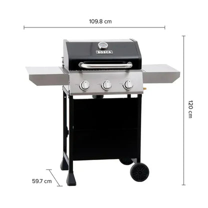 Parrilla Neo Grill 3Q Bosca6#Negro