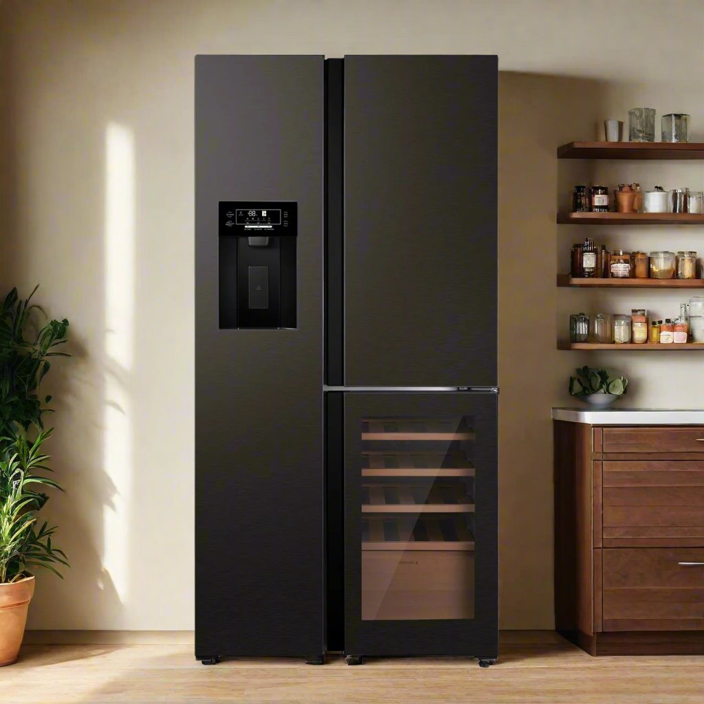 Refrigerador Side By Side Cava 514 Lts Modelo Maigas2#Negro