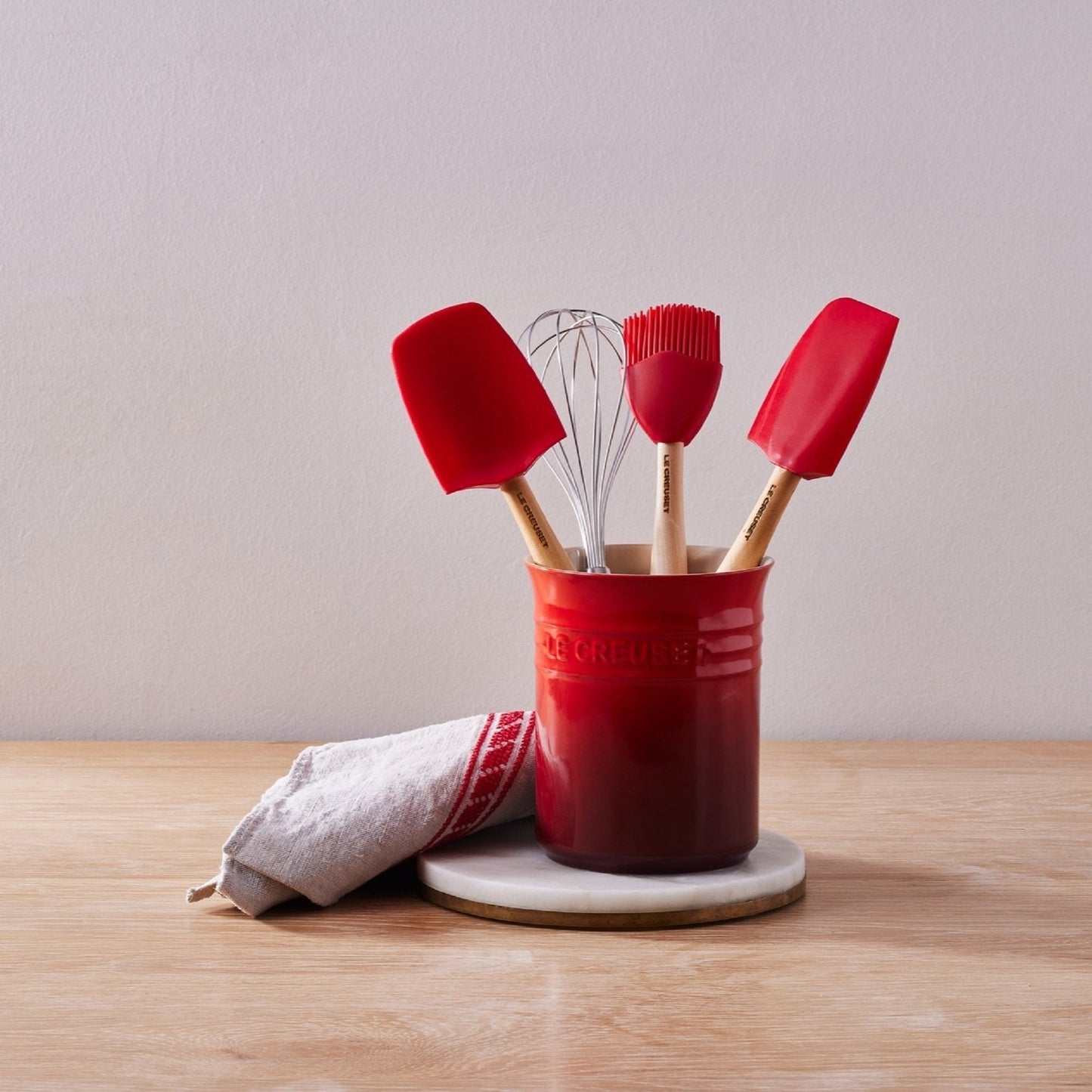 Bote Para Espátulas Le Creuset1#Rojo