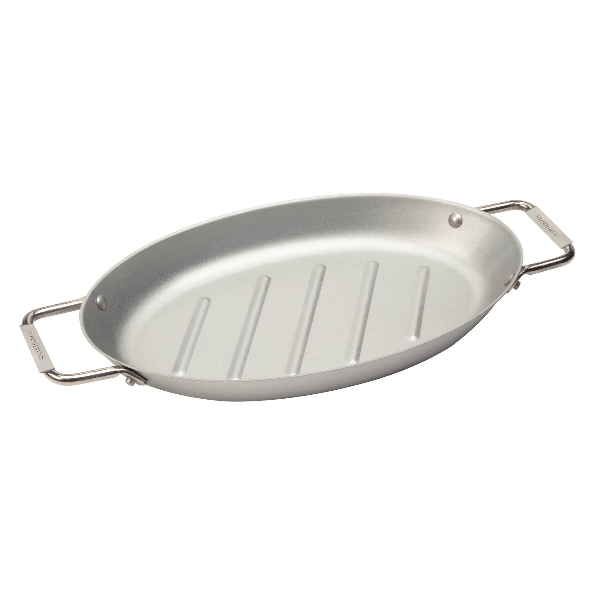 Bandeja para Asar Ovalada Antiadherente 13" CNPO-700  Cuisinart®4#Acero