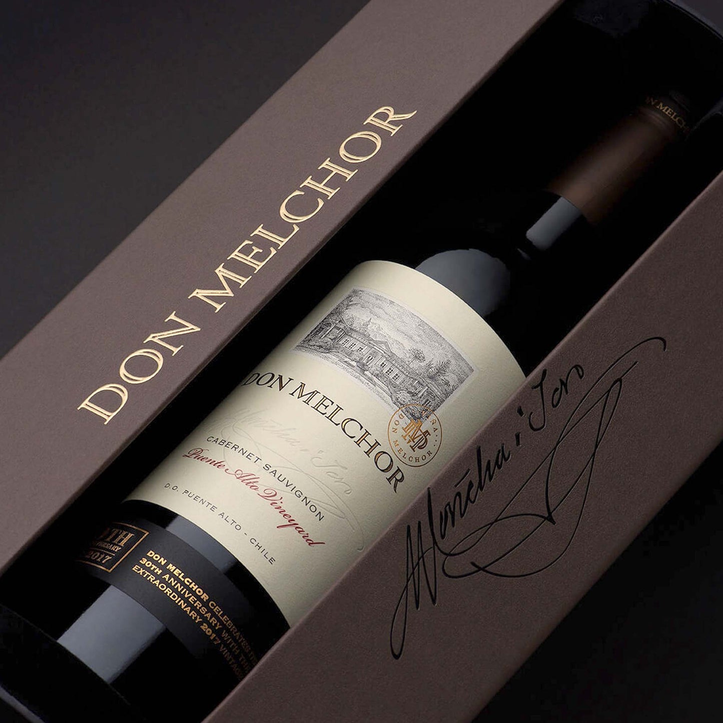 Vino Don Melchor Cabernet Sauvignon 14.6% 750 ml. Concha Y Toro1#Sin color