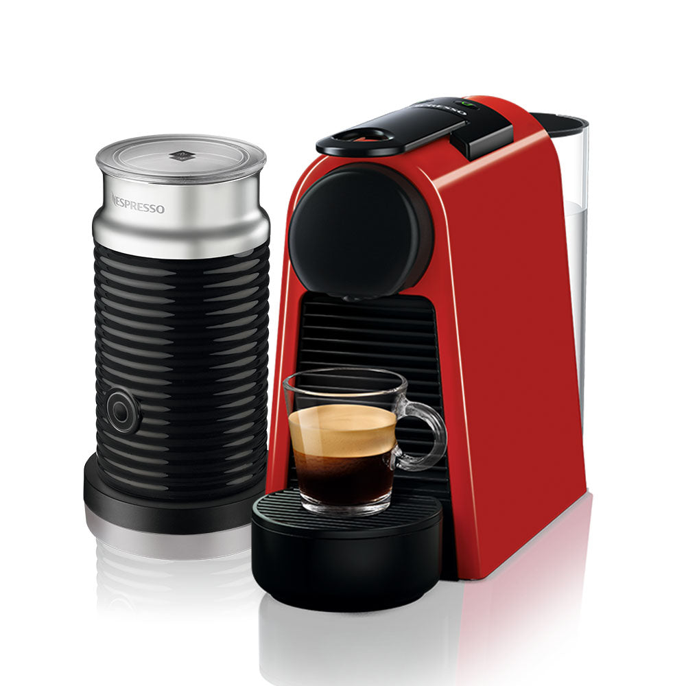 Cafetera Essenza Mini Con Espumador Aeroccino 3 Nespresso7#Rojo