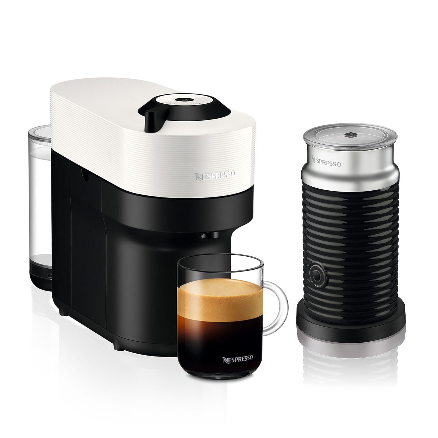 Cafetera Vertuo Pop Con Espumador Aeroccino 3 Nespresso6#Blanco