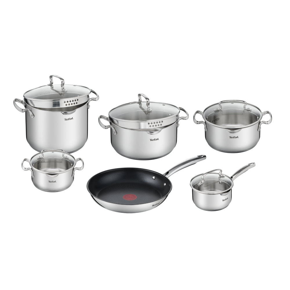 Batería De Cocina Duetto 11 Pzs Tefal6#Acero