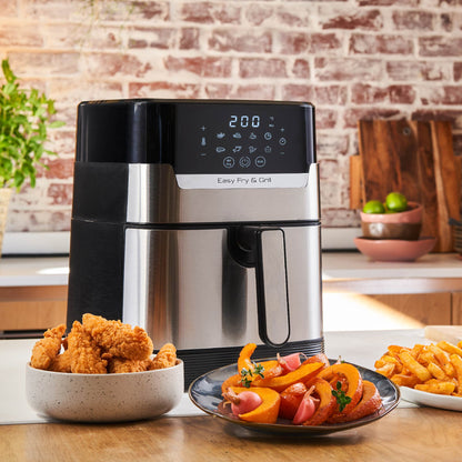 Freidora de Aire Easy Fry & Grill Digital 4.2 Lts Moulinex1#Acero