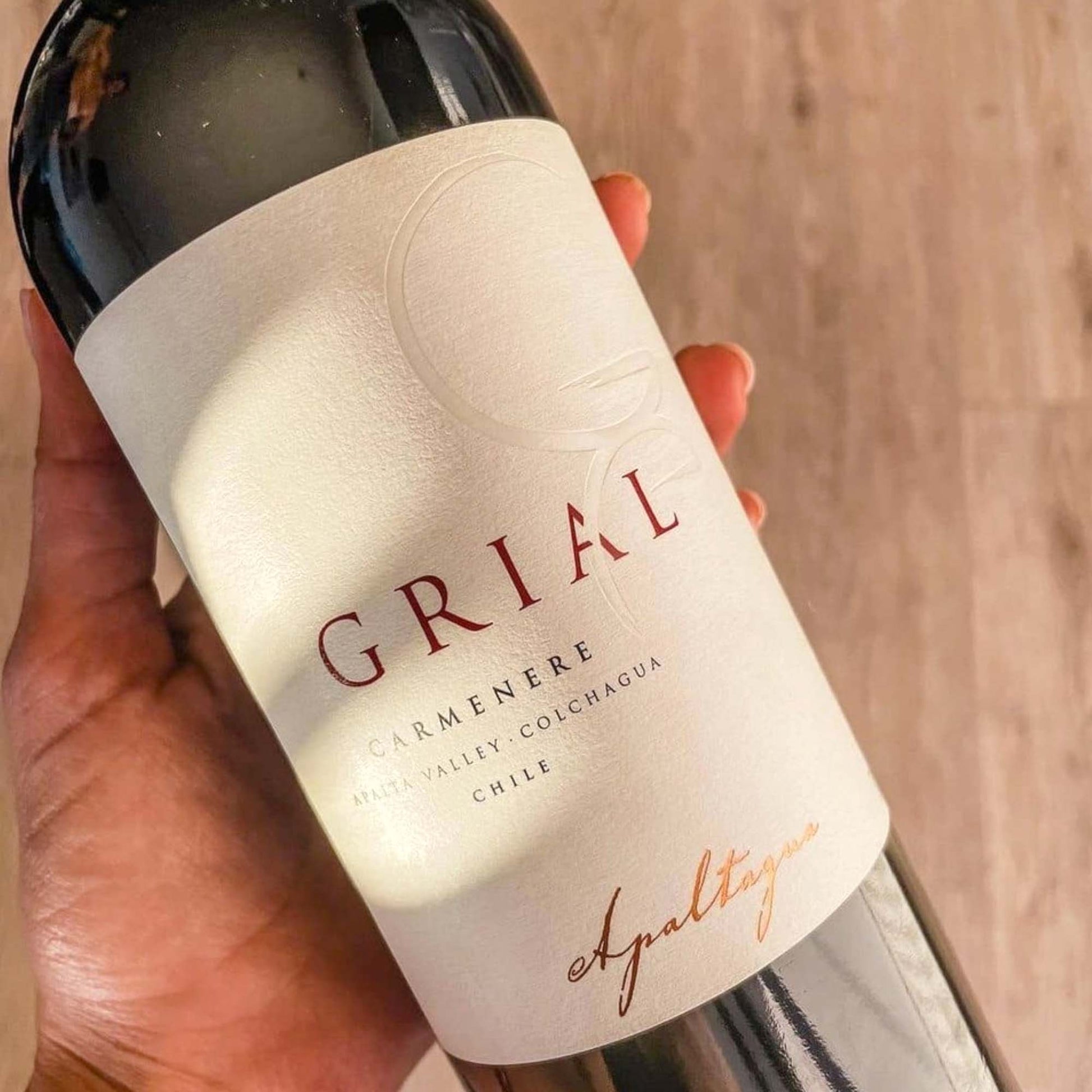 Vino Grial Carmenere 14% 750 ml. Apaltagua2#Sin color