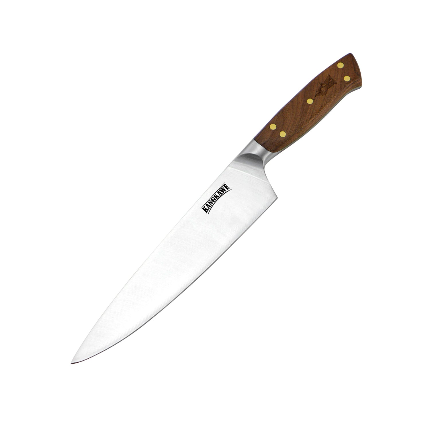 Cuchillo 8 Parrillero Catemu C/funda Cuero Gaucho Kangkawe3#Acero