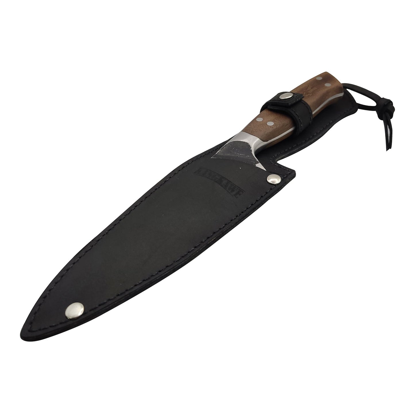 Cuchillo 6 Pulgadas Parrillero Rupanco C/Funda Cuero Negra1#Acero