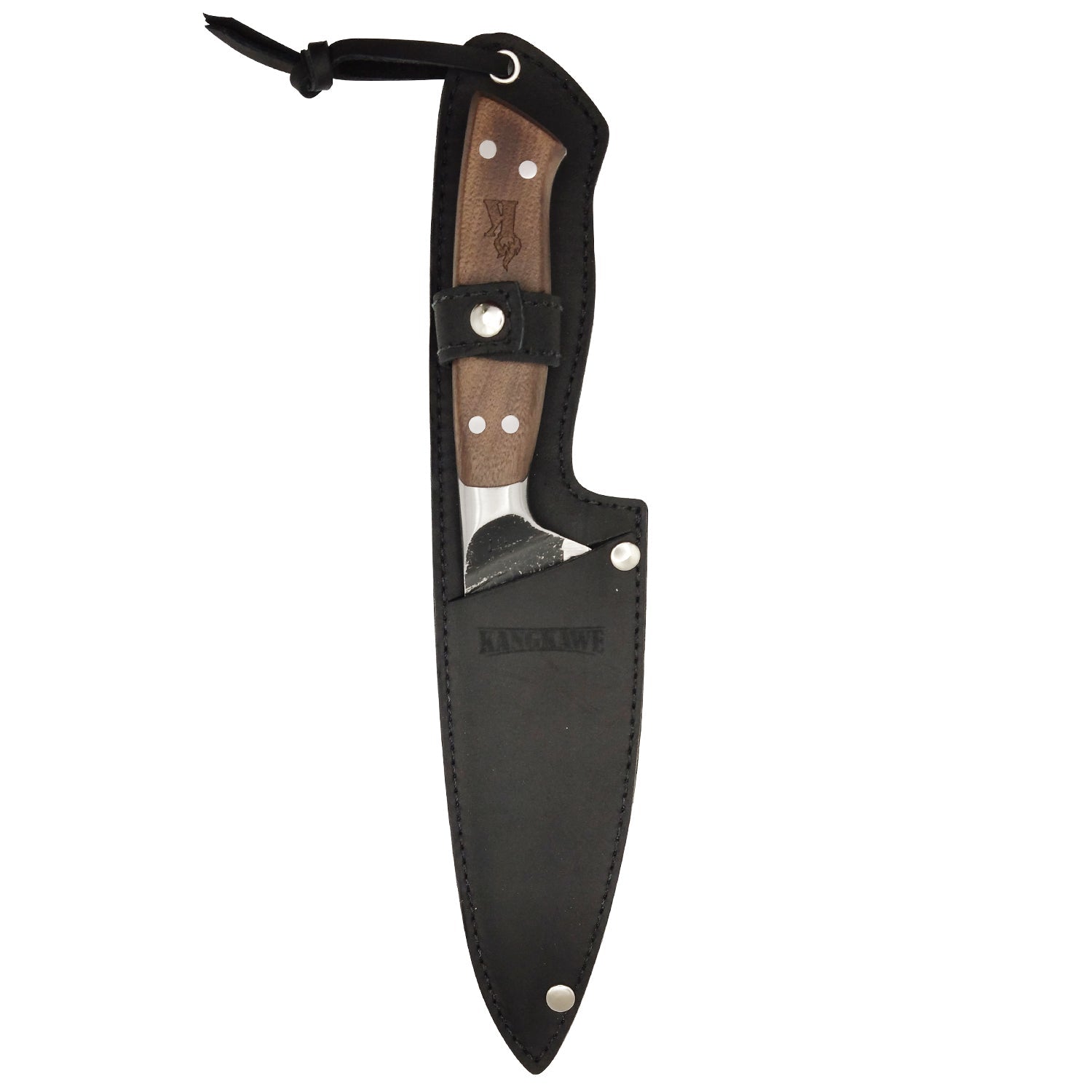 Cuchillo 6 Pulgadas Parrillero Rupanco C/Funda Cuero Negra2#Acero