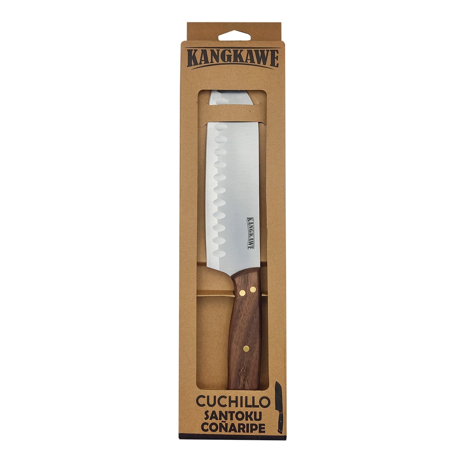 Cuchillo 7 Pulgadas Santoku Coñaripe4#Acero