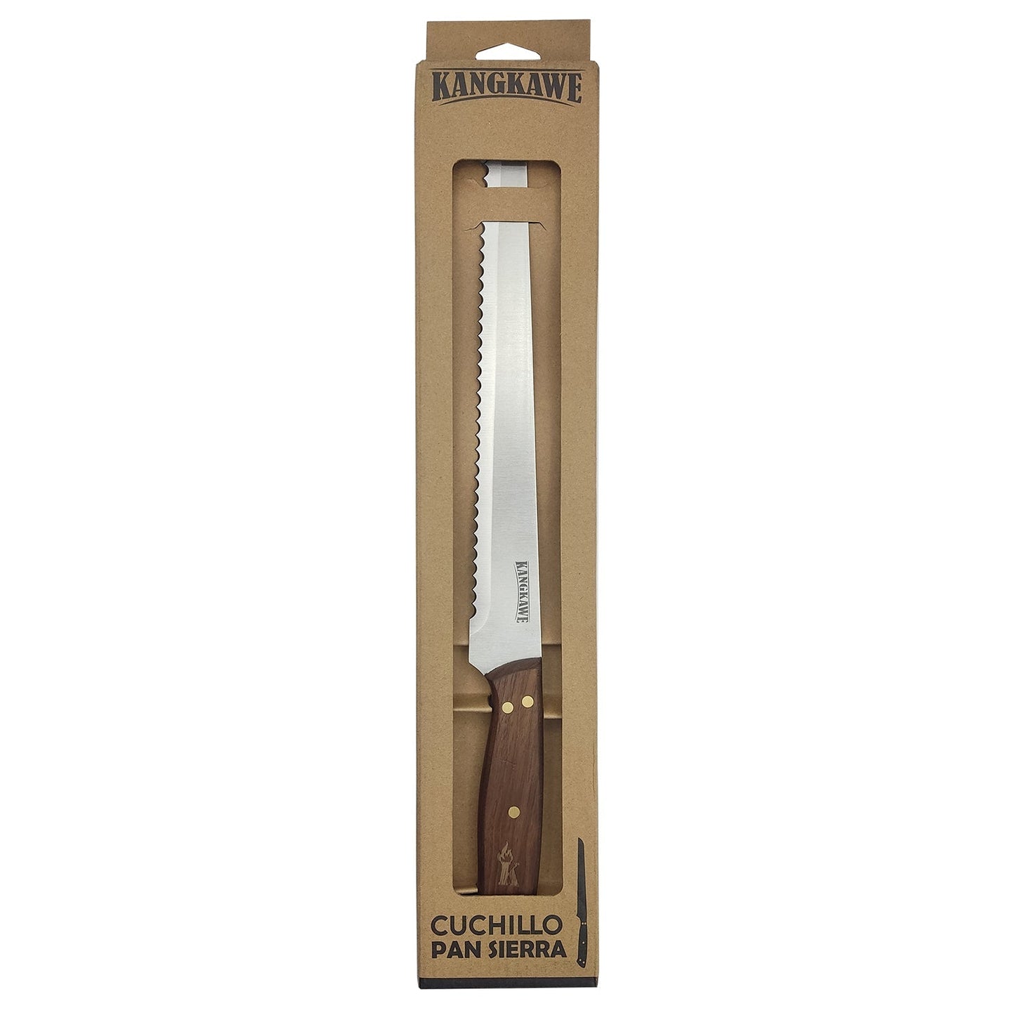 Cuchillo 10 Pan Sierra Kangkawe4#Acero