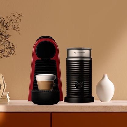 Cafetera Essenza Mini Con Espumador Aeroccino 3 Nespresso3#Rojo