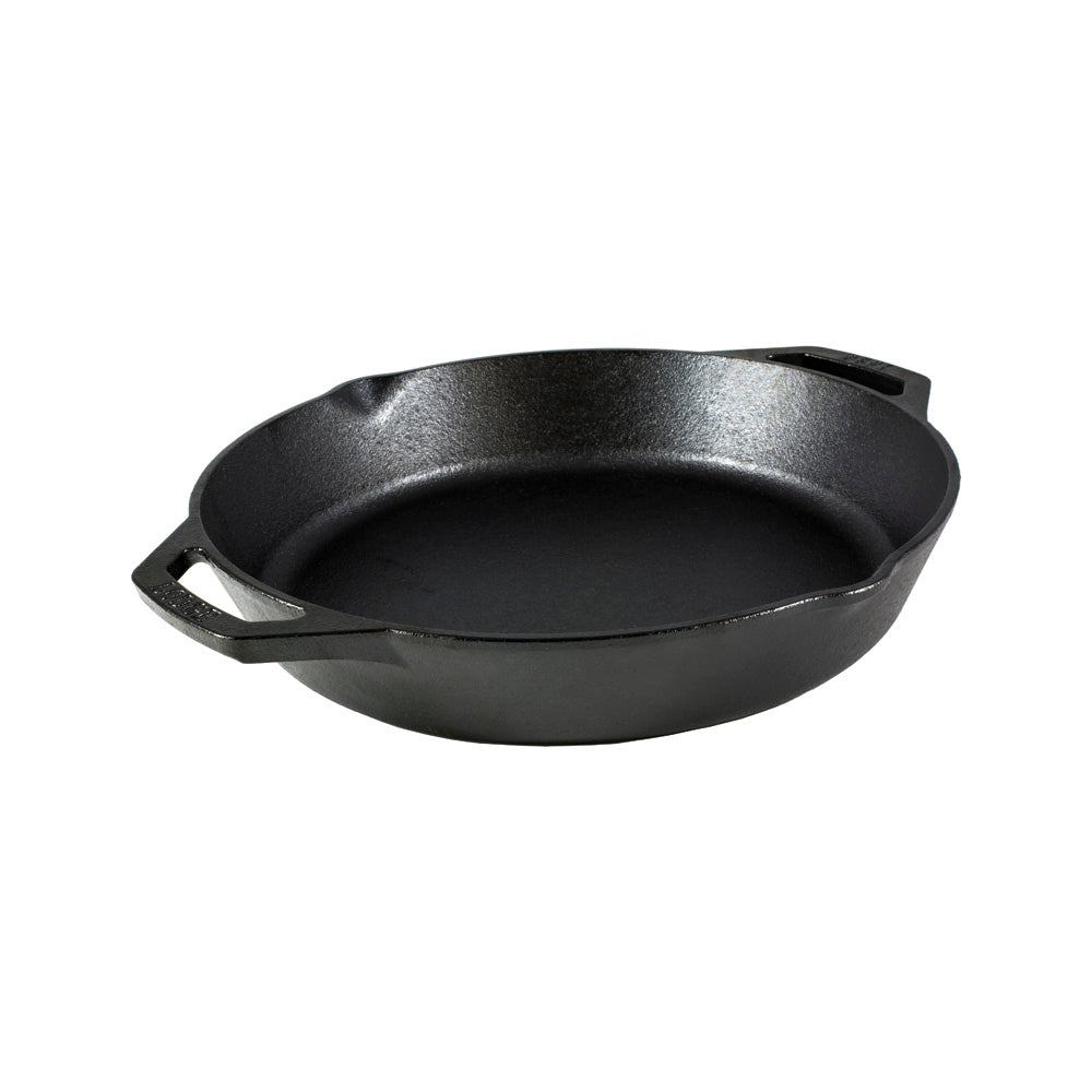 Sartén Doble Asa Hierro Fundido Lodge Cast Iron3#Negro