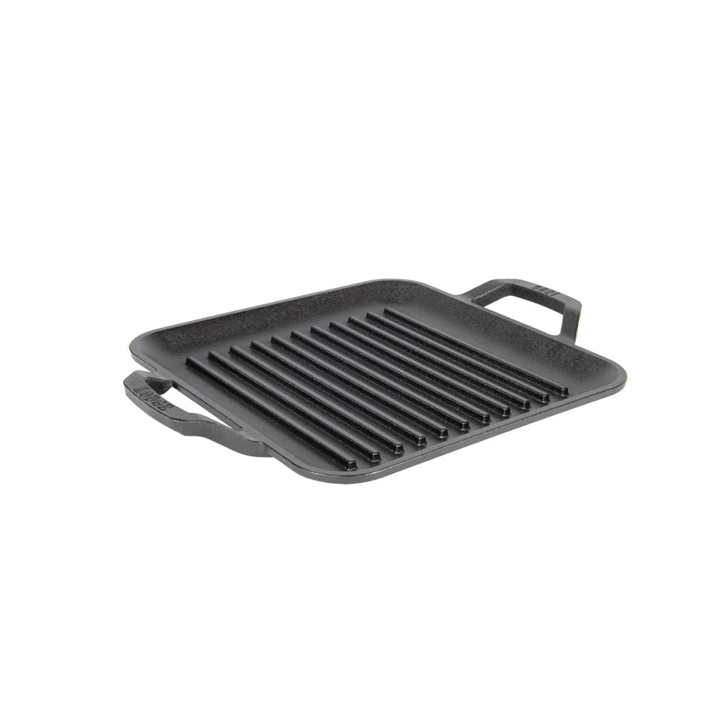 Sartén Grill Cuadrado Parrilla Hierro Fundido 28 Cm Lodge Cast Iron4#Negro