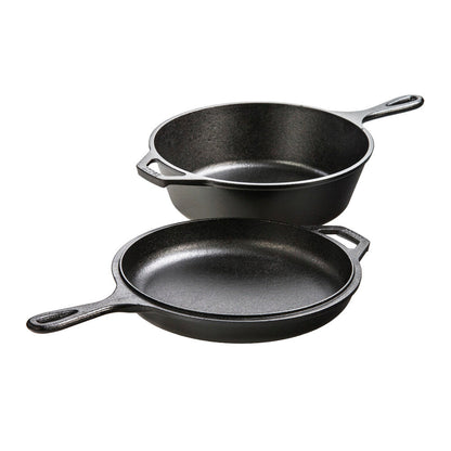 Juego De Sártenes Hierro Fundido Lodge Cast Iron2#Negro