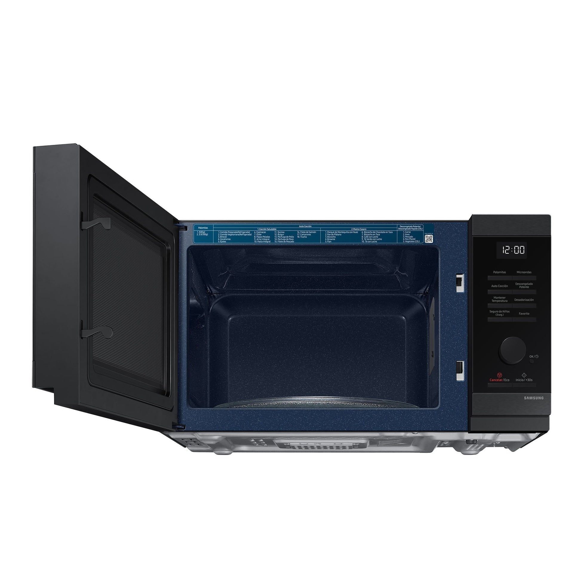 Microondas Con Power Defrost 32 Lts MS32DG4504AGZS Samsung6#Negro