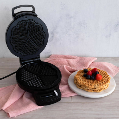 Máquina Para Hacer Waffle Corazón BWC078 Blanik1#Negro