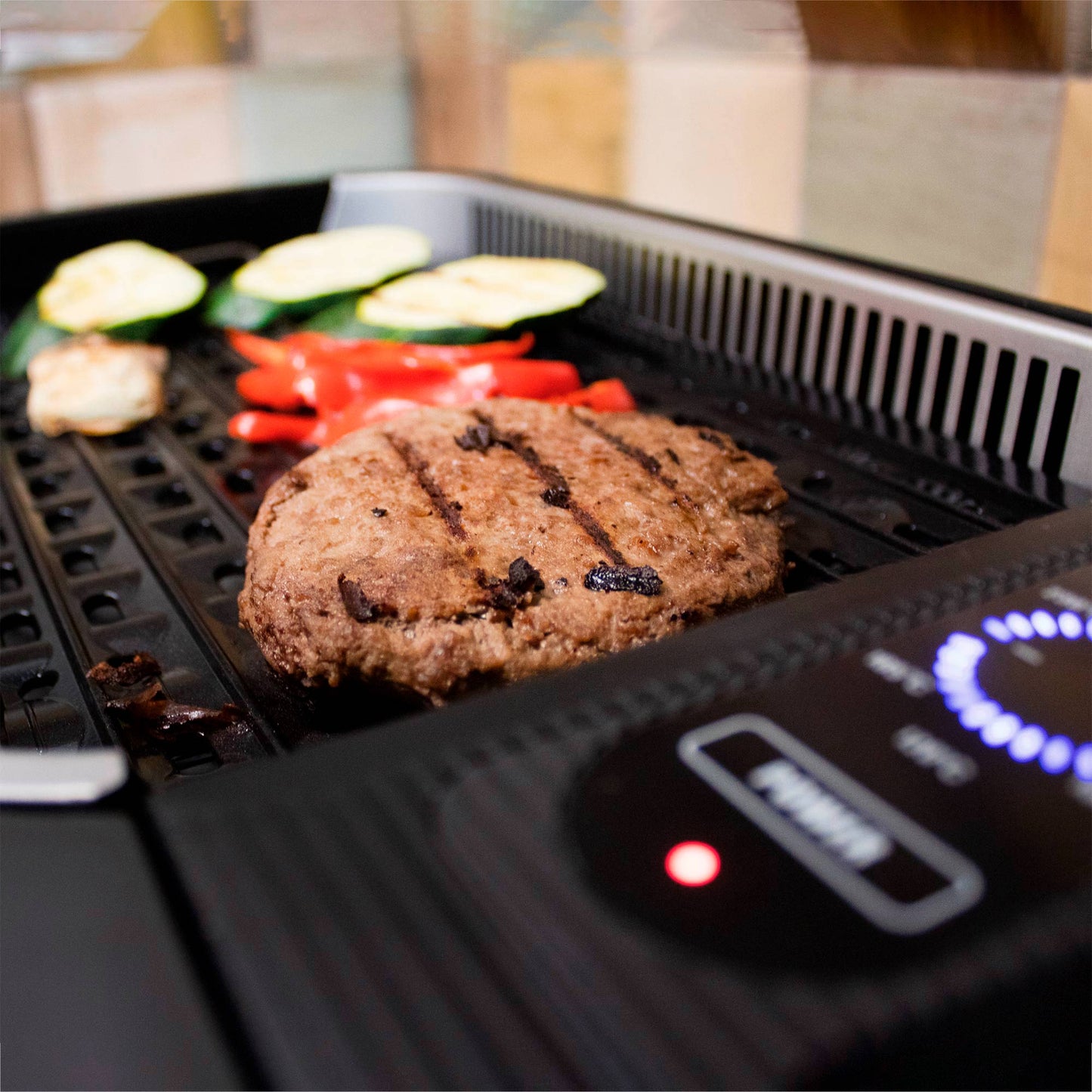 Parrilla Eléctrica Smokeless Grill4#Negro