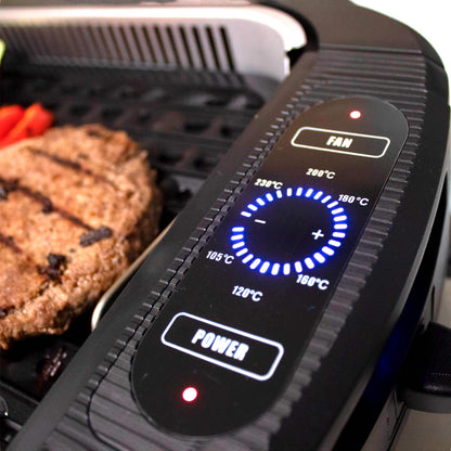 Parrilla Eléctrica Smokeless Grill3#Negro